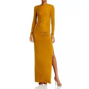 NWT | The Andamane Sophie Maxi Dress Gold | Sz IT 38